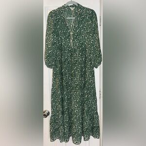 Max Studio London Women’s XS Green patterned dress - NEW WITH TAGS